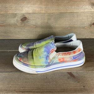 Nike court legacy Womens size 6.5 shoes tie dye slip on athletic sneakers